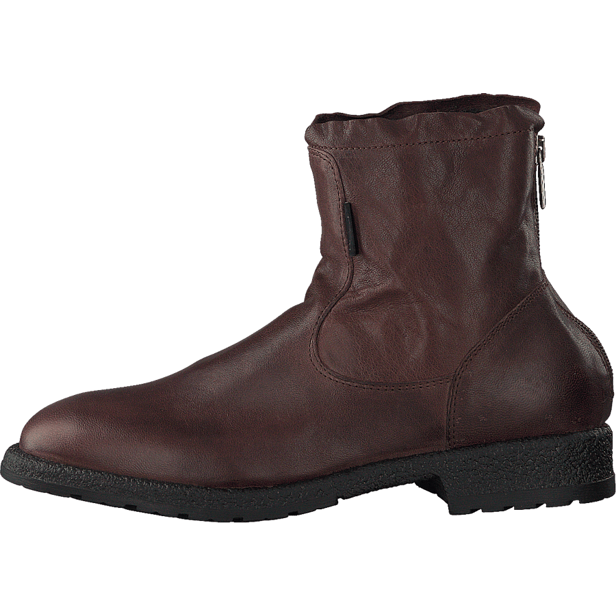 Zip Boot Dk Brown