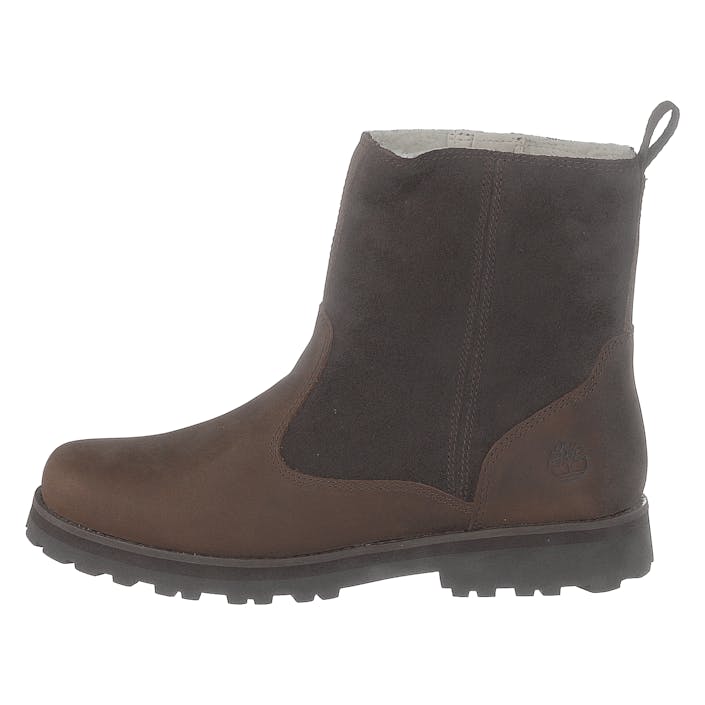 Courma Kid Warm Lined Boot Dark Brown, Unisex, Schoenen, Laarzen, chelsea boots, Bruin, EU 36