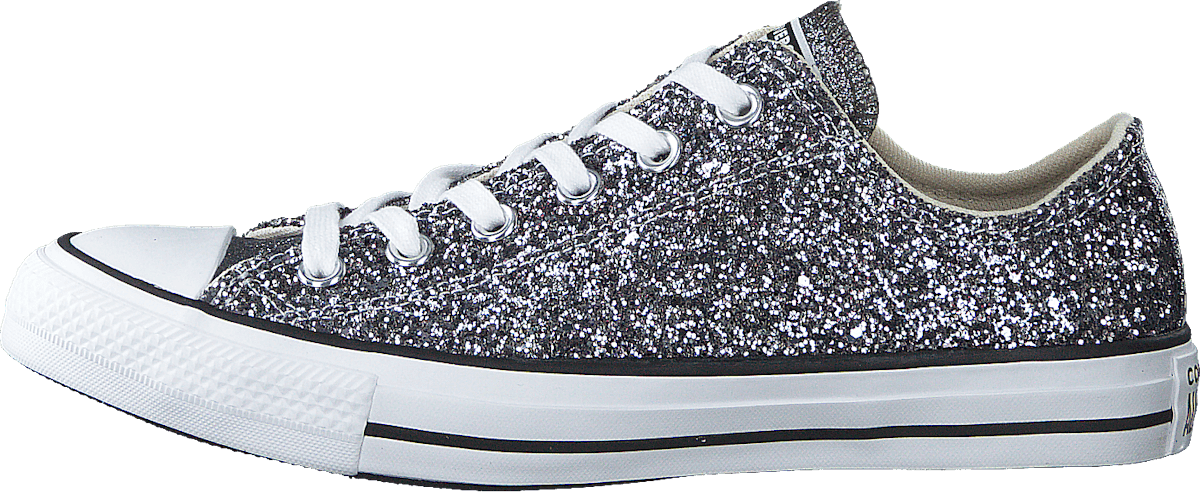 Chuck Taylor All Star Glitter Silver/black