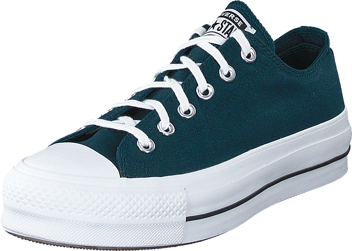 Converse - Chuck Taylor All Star Lift Ox Midnight Turqoise/white/black
