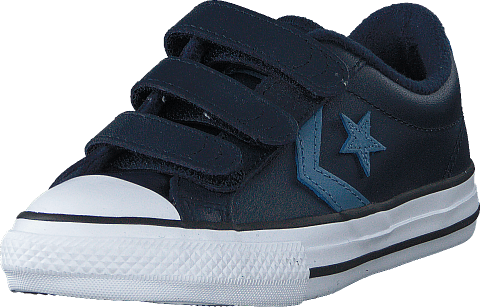Star Player 3v Leather Ox Obsidian/aegean Storm/white