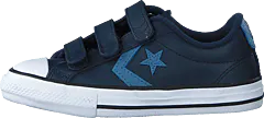 Converse - Star Player 3v Leather Ox Obsidian/aegean Storm/white