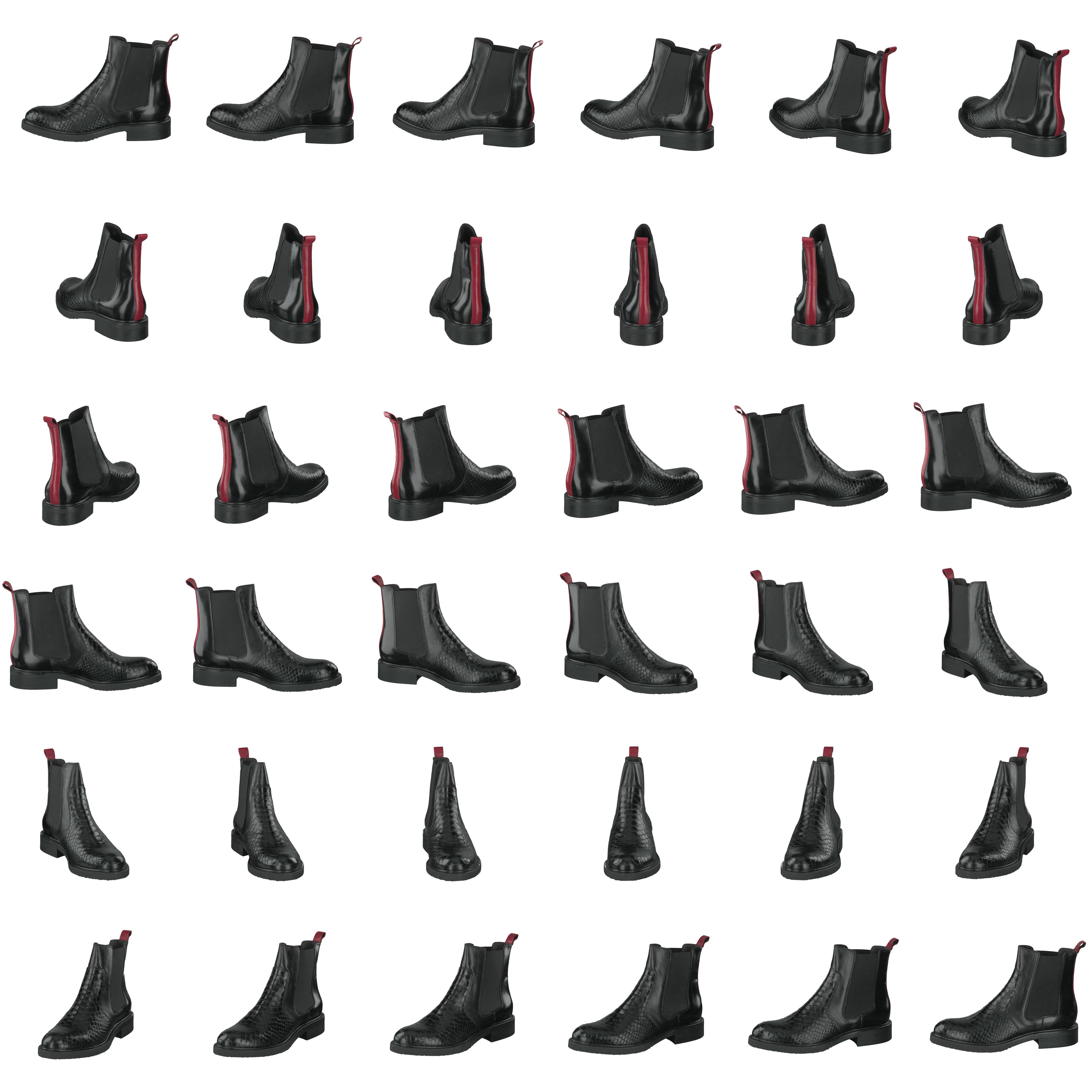 buket rørledning spektrum 7424-319 Black/red | Shoes for every occasion | Footway