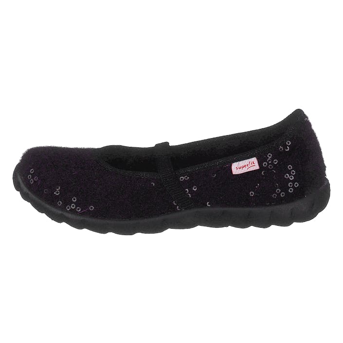 Happy Lila, Unisex, Shoes, Flats, ballerina shoes, Black, EU 22