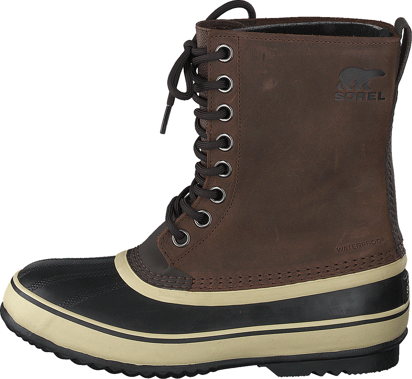 1964 Leather Tobacco, Male, Schoenen, Laarzen, winterlaarzen, Grijs/Bruin, EU 42