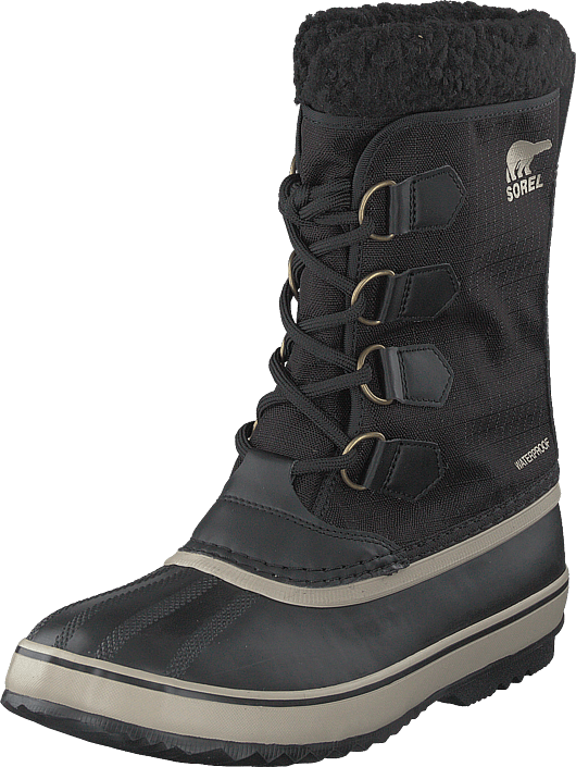 1964 Pac Nylon 011 Black, Ancient Fossil, Male, Sko, Boots, vinterstøvler, Svart/Grå, EU 44