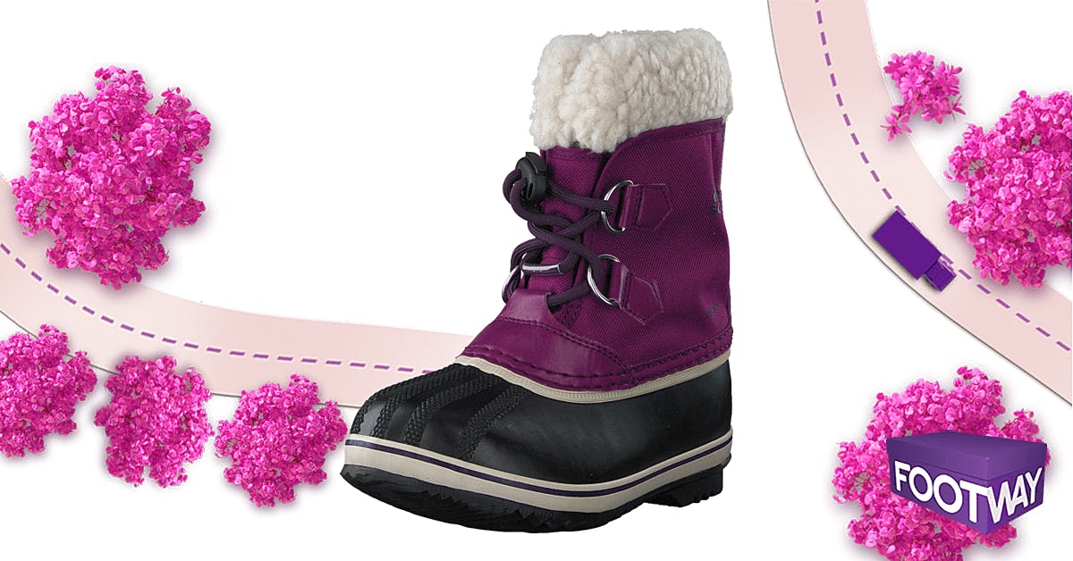 Children's Yoot Pac Nylon Wild Iris, Dark Plum - Bild 4