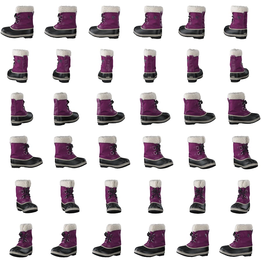 Children's Yoot Pac Nylon Wild Iris, Dark Plum - Bild 8