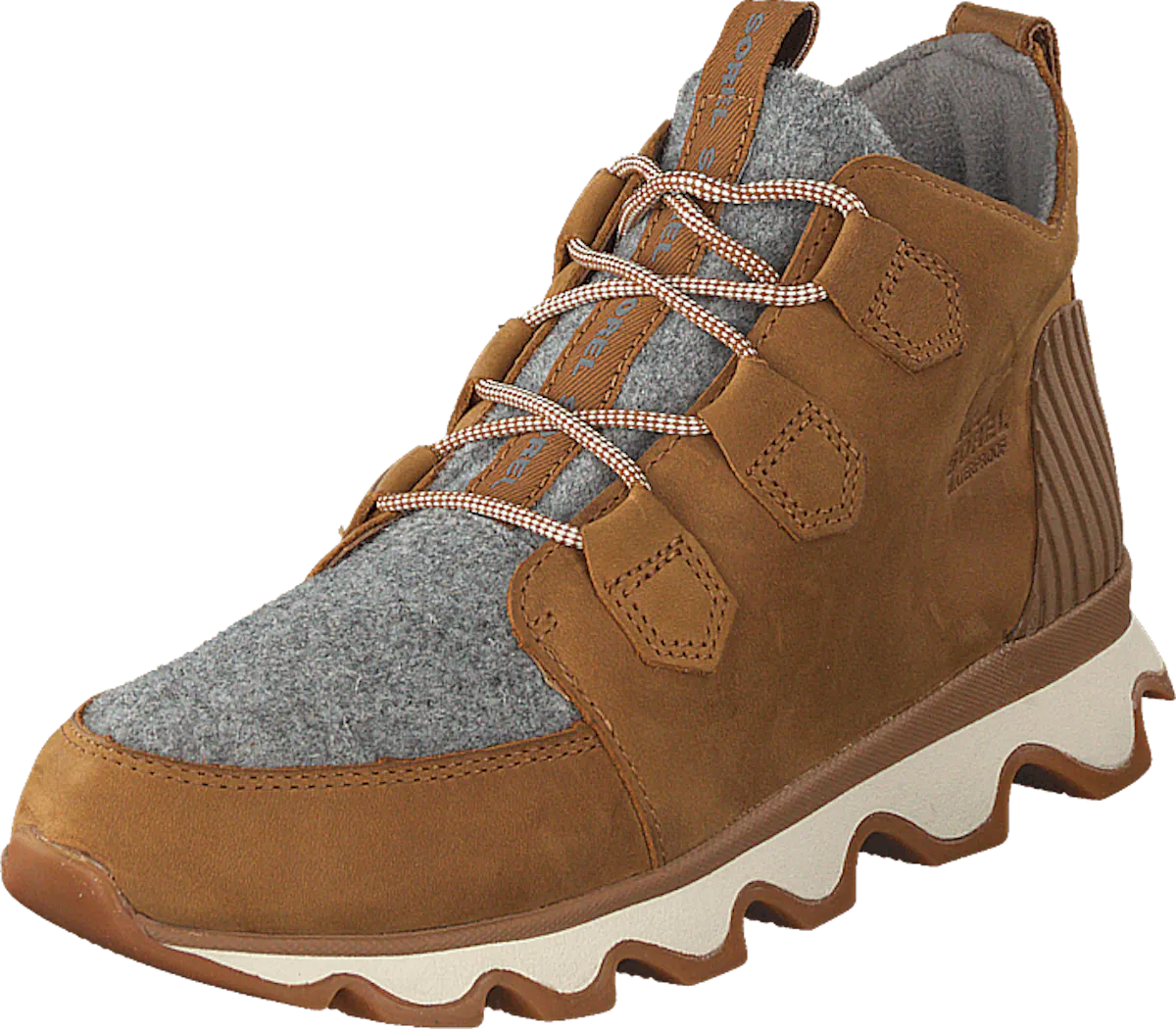 sorel kinetic caribou camel brown