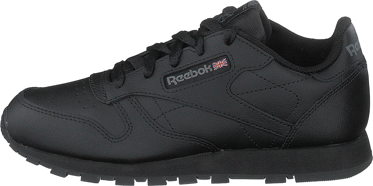 Classic Leather Black Shoes for every occasion Footway