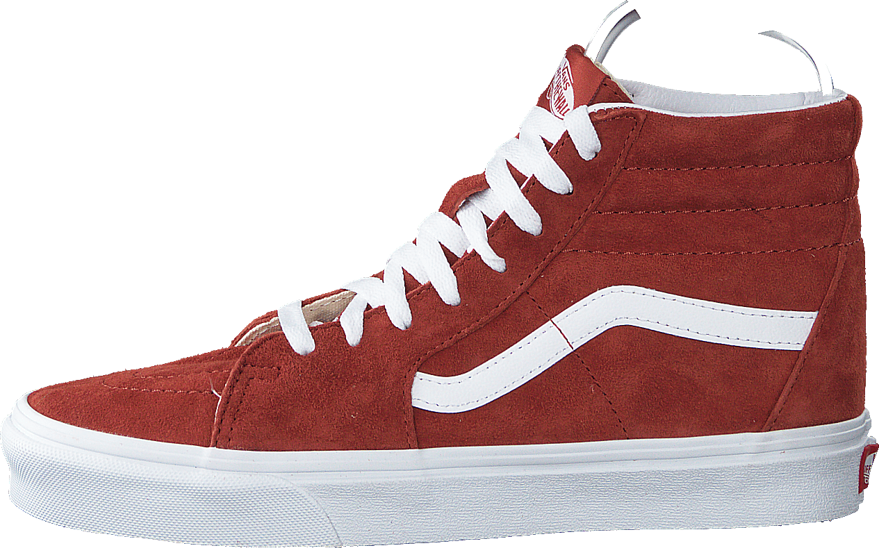 Ua Sk8-hi (suede) Brick/true White, Unisex, Schuhe, Sneaker, hohe sneaker, Rot, EU 38,5