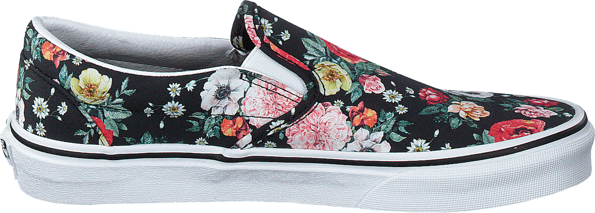 Ua Classic Slip-on Floral Black