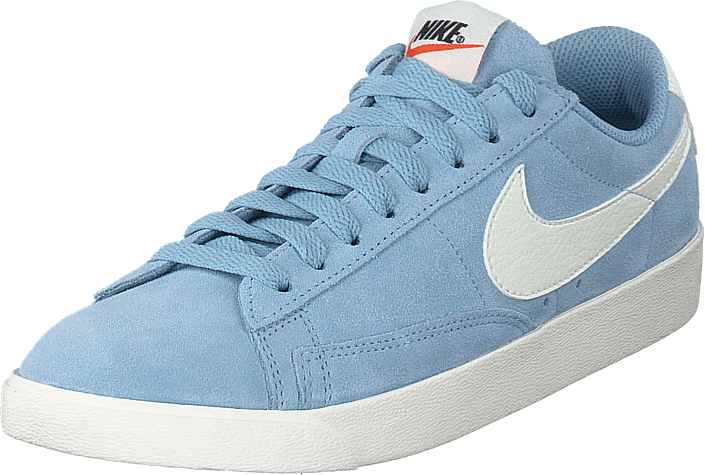 nike blazer leche baby blue suede trainers