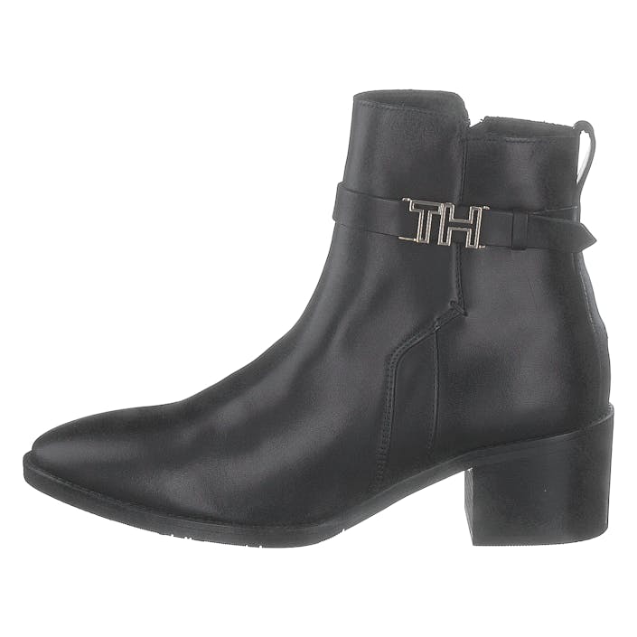 Th Hardware Leather Black, Female, Topánky, Čižmy, členkové topánky, Šedá, EU 37