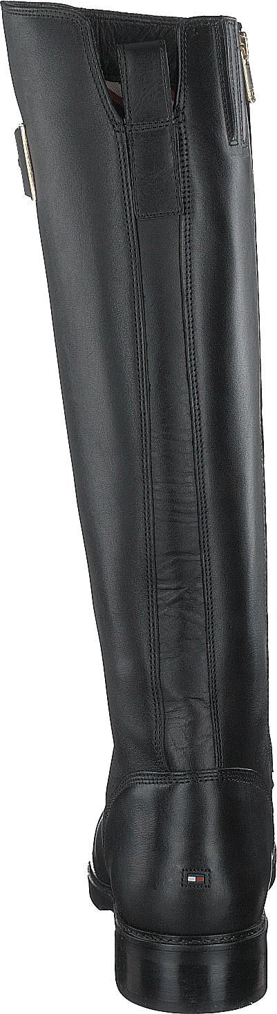 Essential Leather Long Black