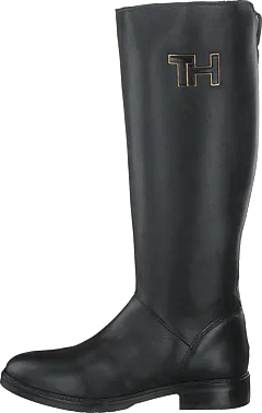 Tommy Hilfiger - Essential Leather Long Black