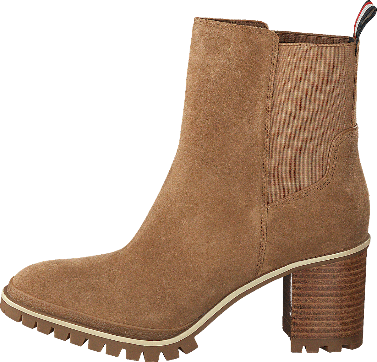 Sporty Mid Heel Chelasea Tobacco