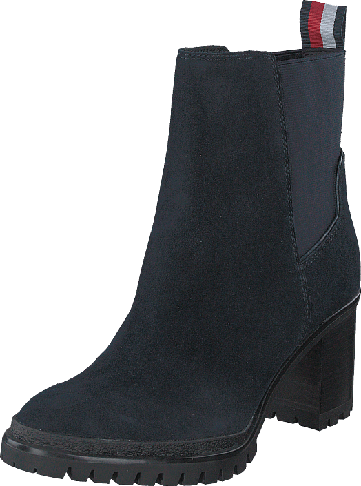 Tommy Hilfiger - Sporty Mid Heel Chelasea Midnight