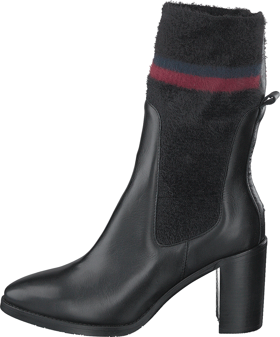 Cosy High Heel Leather Black