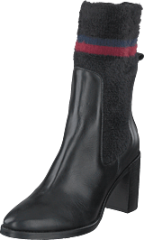 Cosy High Heel Leather Black - Bild 9