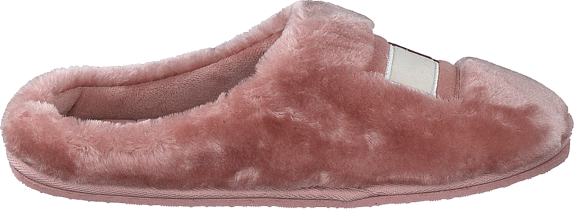 Tommy Womens Fur Slipper Pink