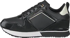 Tommy Hilfiger - Leather Wedge Sneaker Black