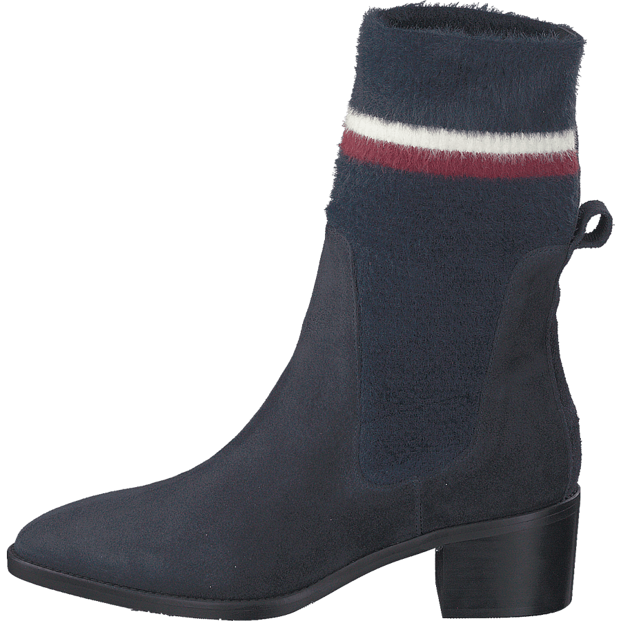 Cosy Mid Heel Suede Cki Midnight