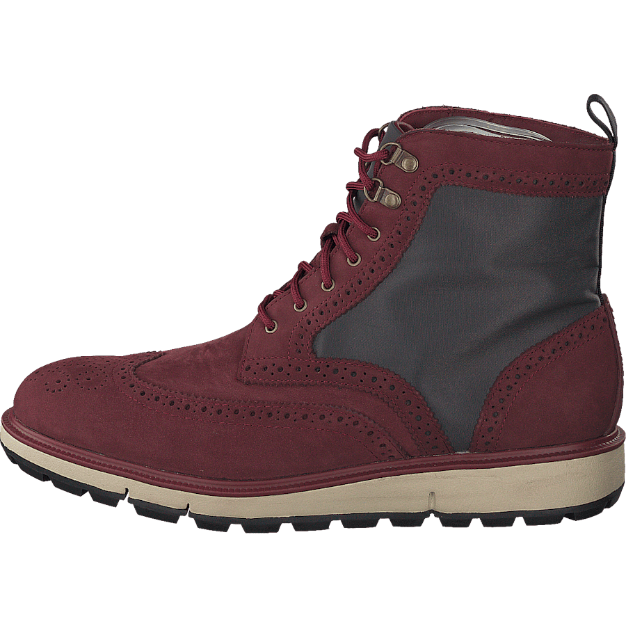 Motion Wing Tip Boot Cabernet/gray/black