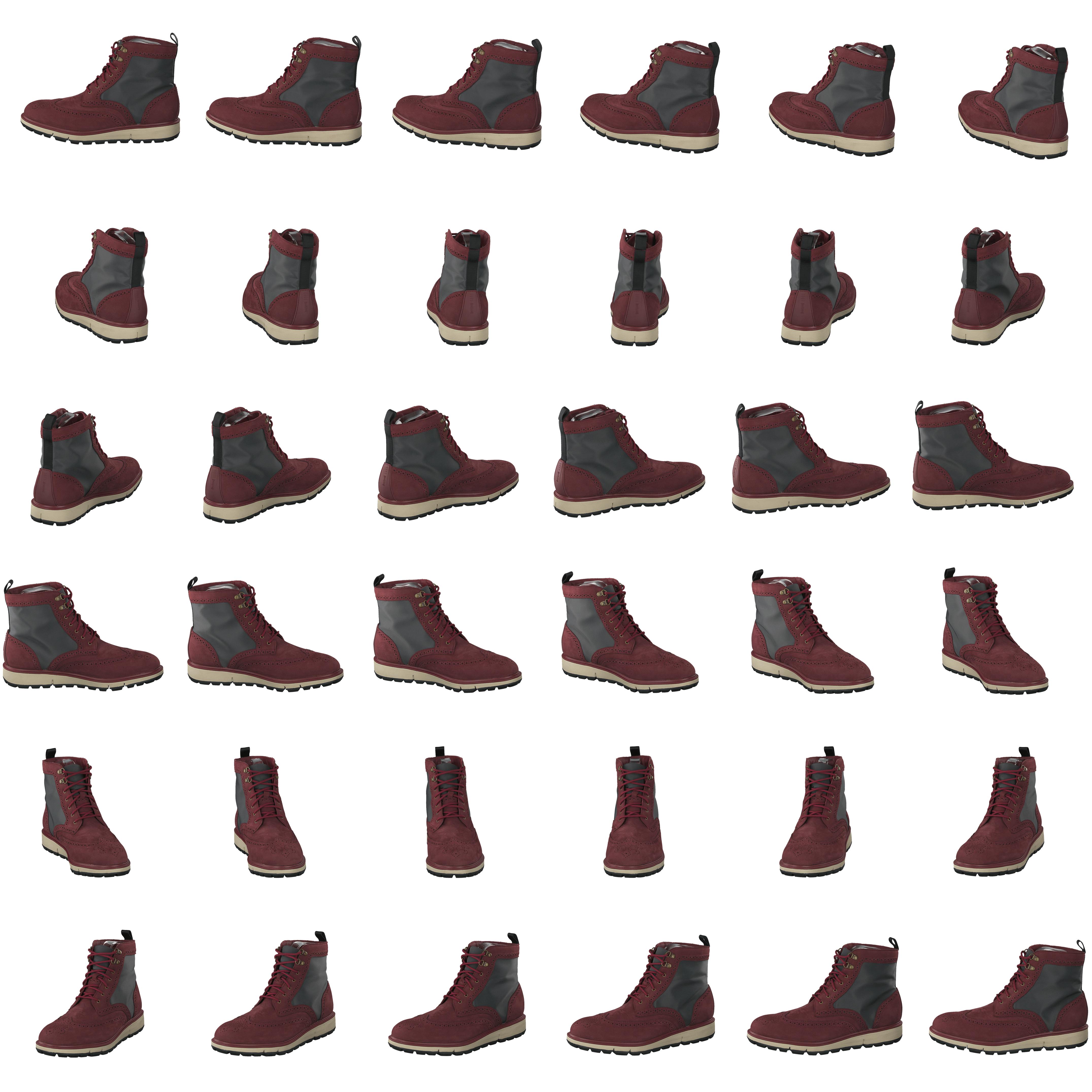 Motion Wing Tip Boot Cabernet/gray/black - Bild 8