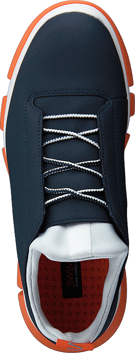 Navy/White/Orange City Hiker Low Footwear SWIMS Sneakers - Sko Til Herre Navy/White/Orange City Hiker Low Footwear SWIMS Sneakers - Sko Til Herre