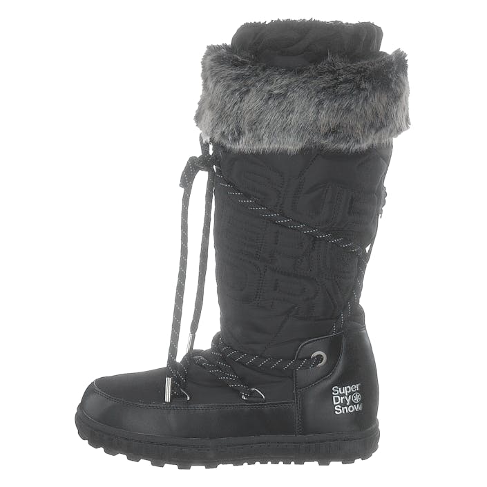 Stealth Snow Boots Black, Female, Chaussures, Bottes hautes et Bottines, bottes d'hiver, Noir, EU 40