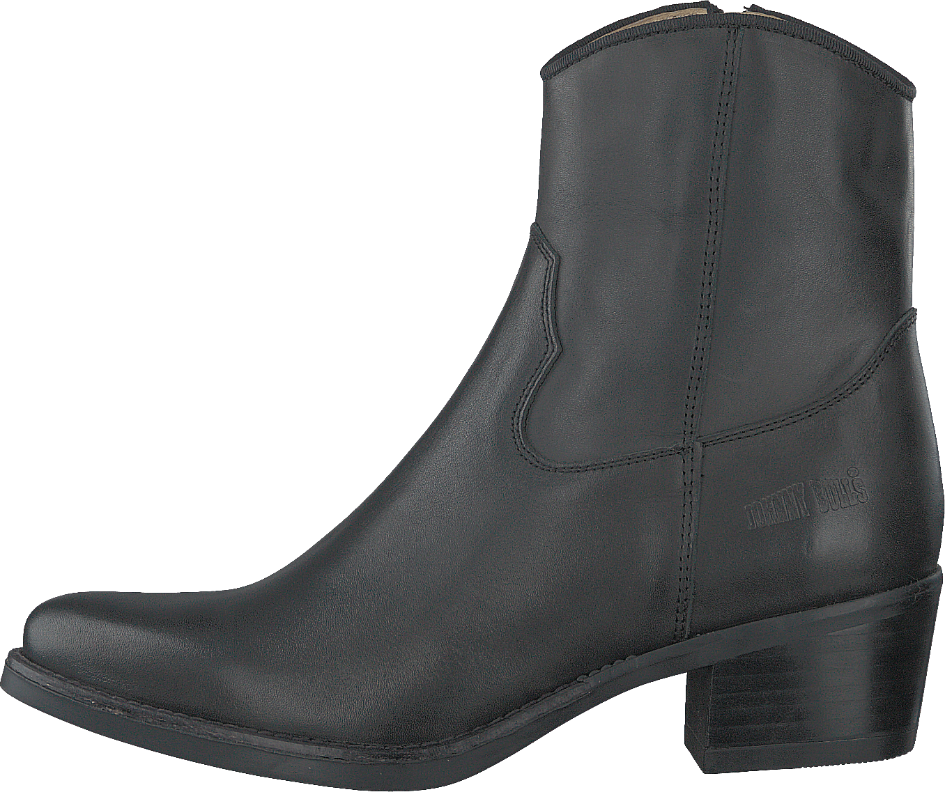 Mid Zip Boot Black