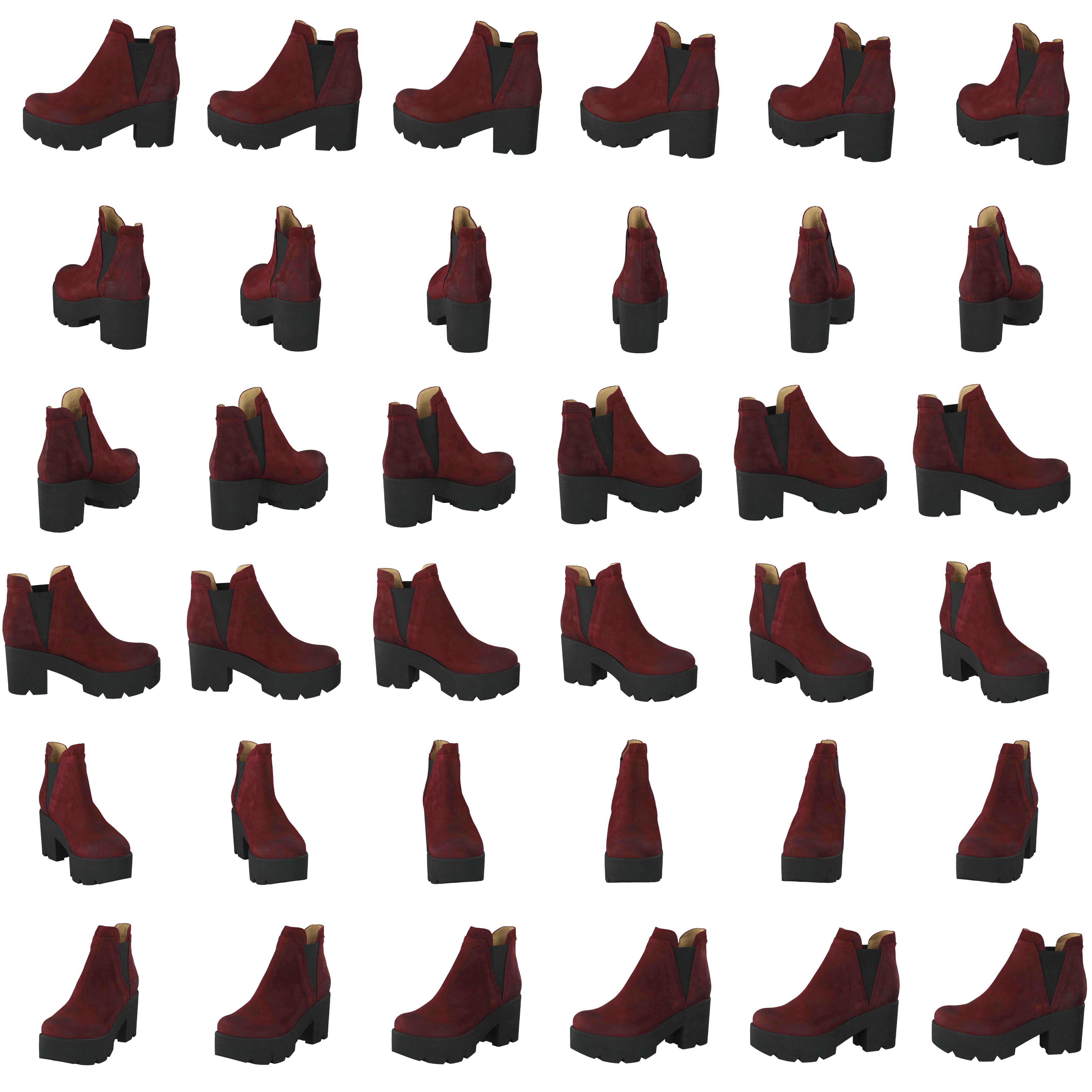 Mid Platform Boot Bordo - Bild 8