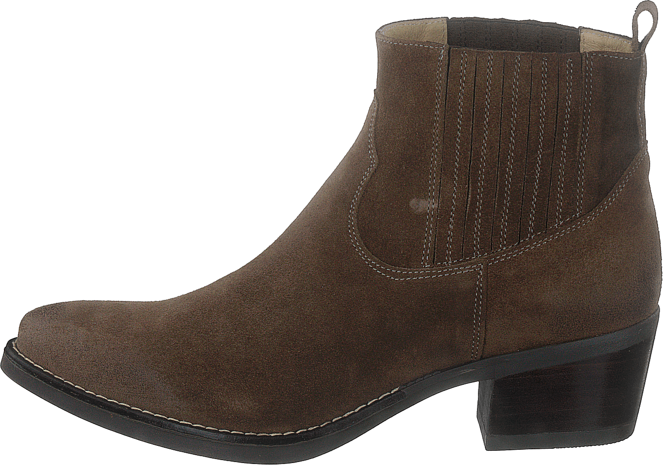 Mid Elastic Boot Taupe