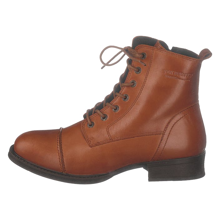 Pandora Cognac, Female, Kengät, Bootsit, Bootsit, Ruskea, EU 36