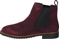 Clarks - Griffin Plaza Burgundy Suede