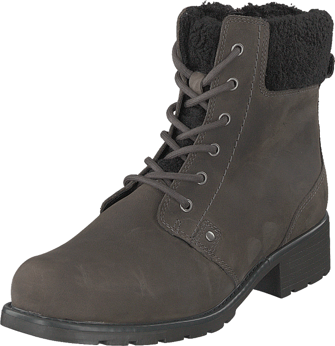 Clarks - Orinoco Dusk Dark Grey Lea