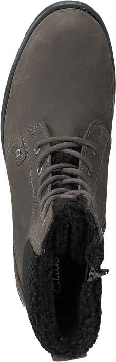 Clarks - Orinoco Dusk Dark Grey Lea