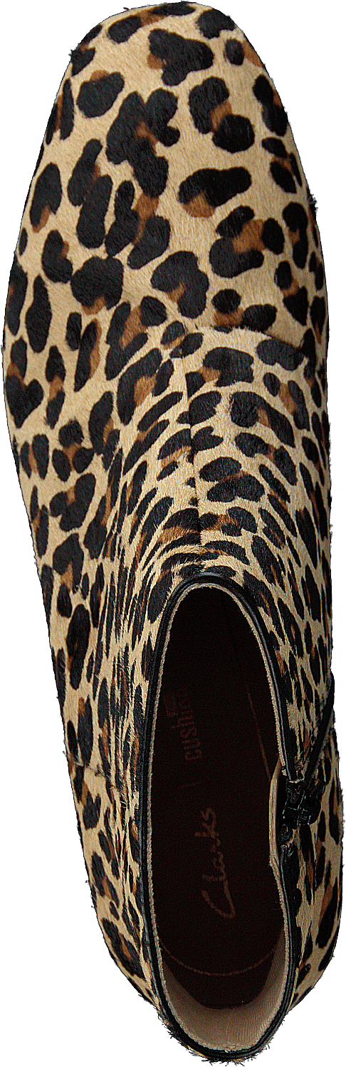 Sheer Flora Leopard Print