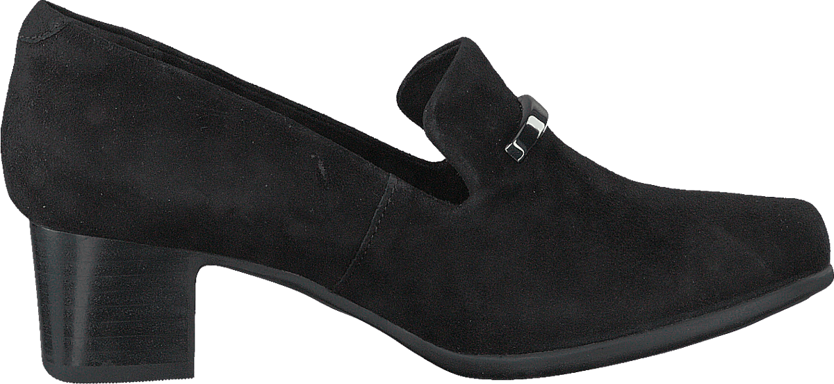 Un Damson Lane Black Suede