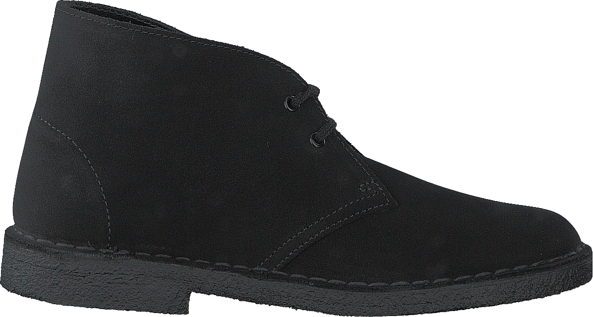 Desert Boot. Black Suede