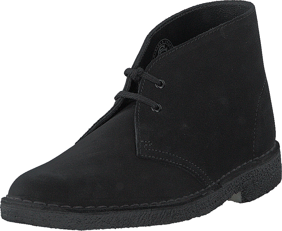 Desert Boot. Black Suede