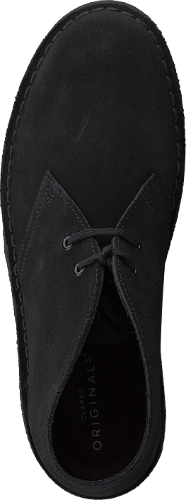 clarks desert boots black suede