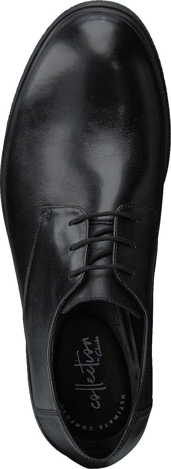 Ashcroft Plain Black Leather