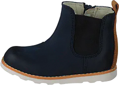 Clarks - Crown Halo T Navy Leather