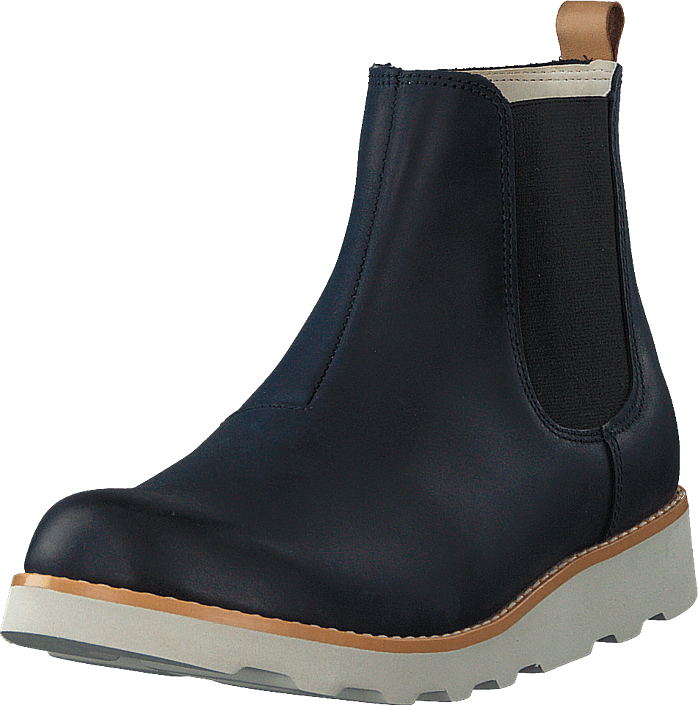 clarks navy leather shoes