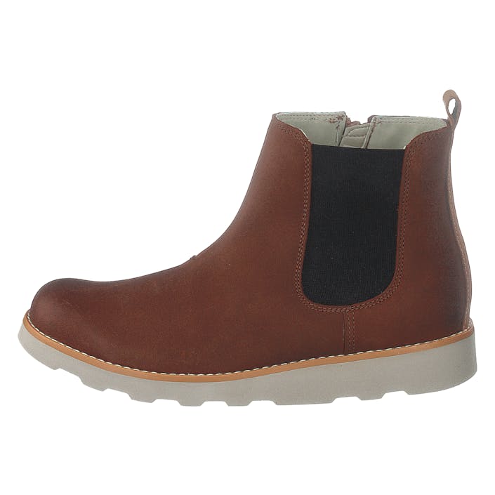 Crown Halo K Tan Leather, Unisex, Shoes, Boots, chelsea boots, Brown, EU 33,5