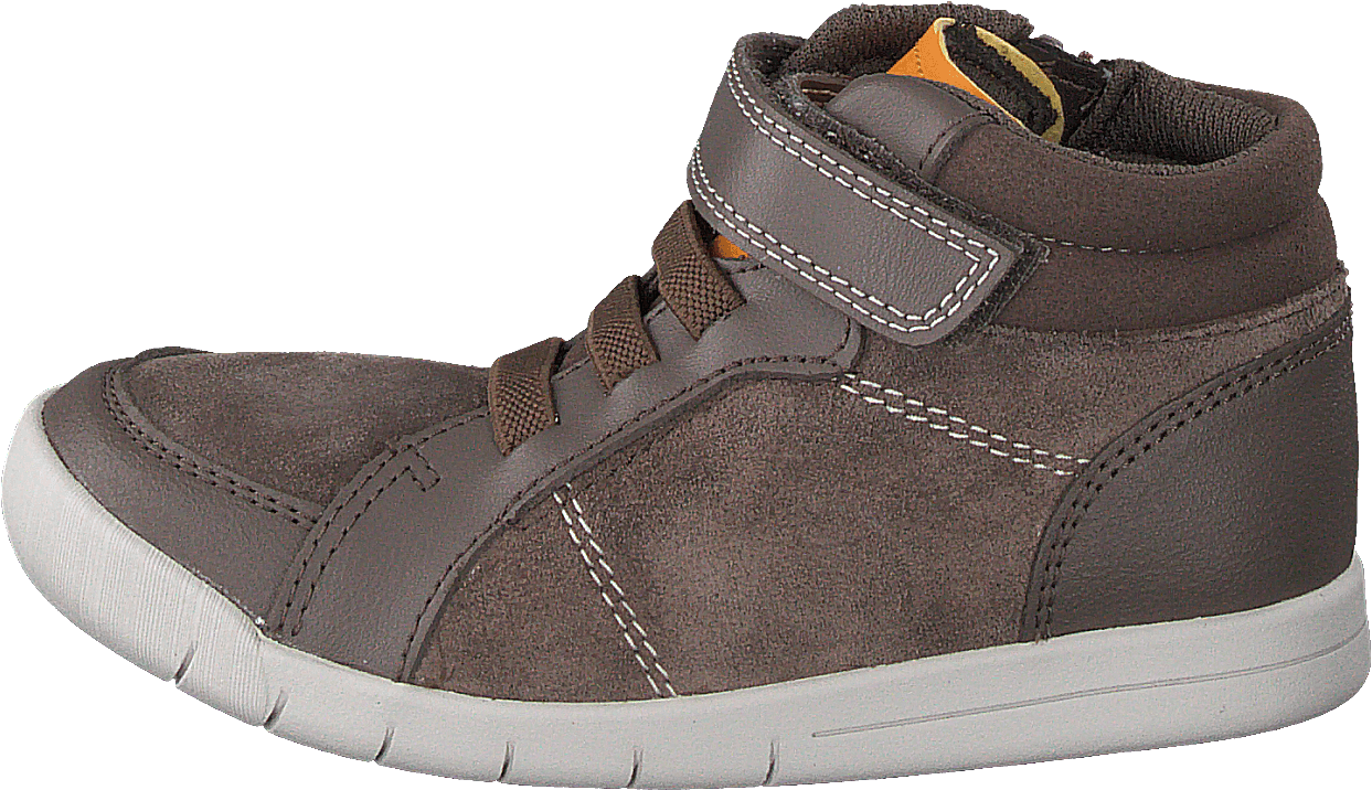 Emery Beat T Brown Leather, Unisex, Skor, Sneakers, höga sneakers, Brun, EU 20,5
