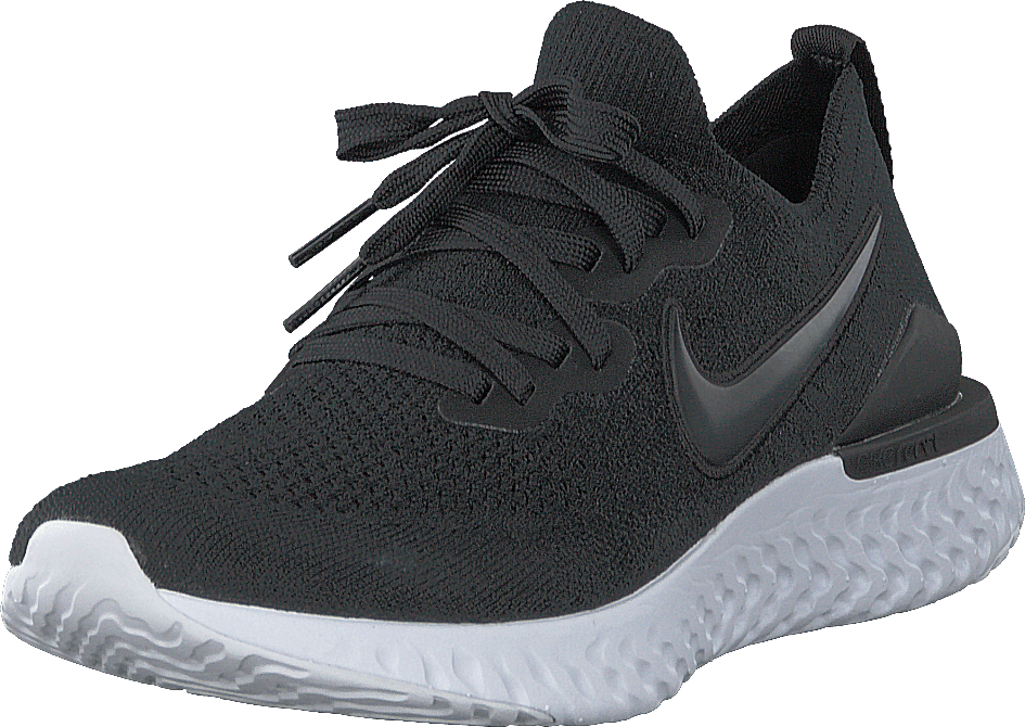 Epic react flyknit deals black gunsmoke
