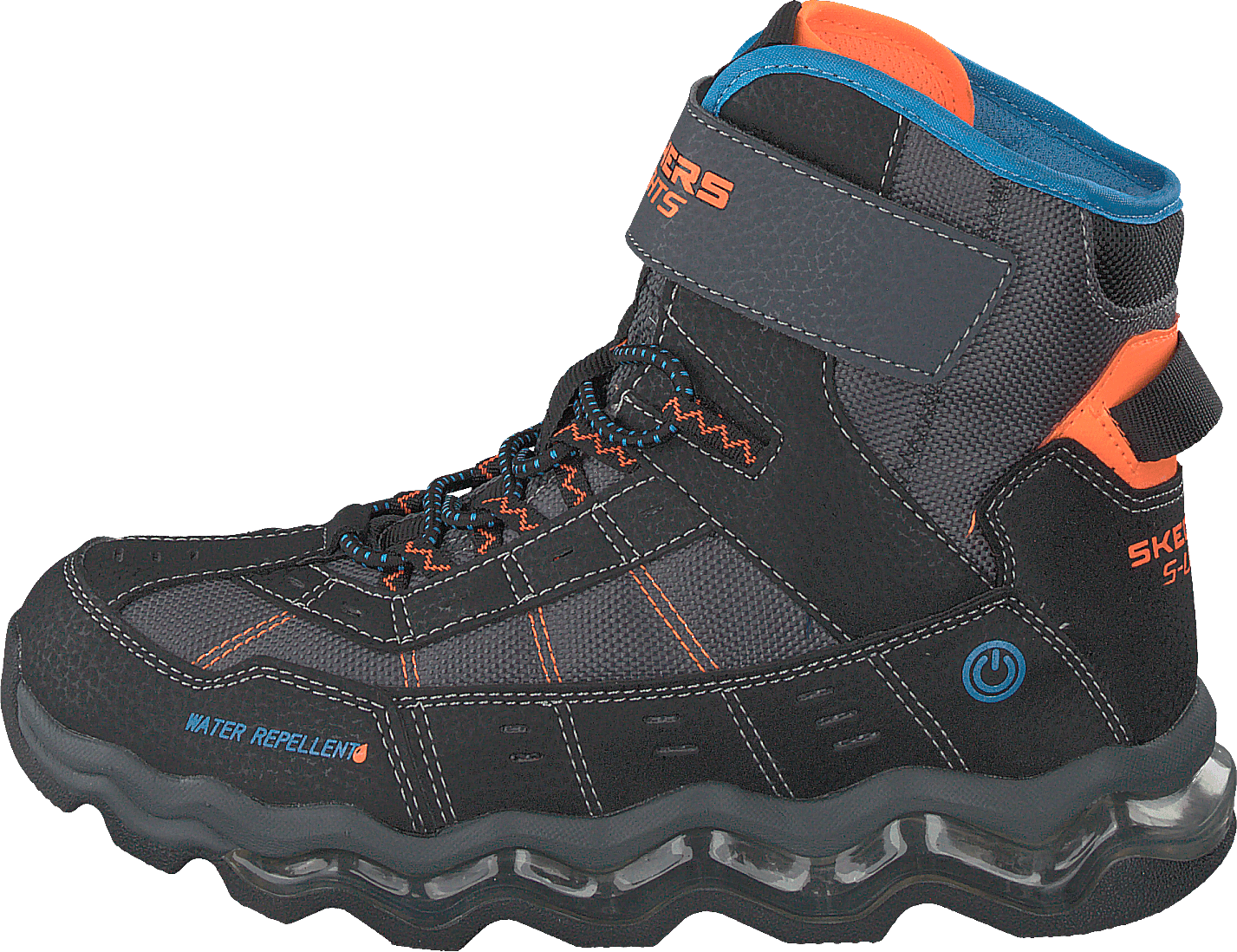 Boys Turbowave - Polar Rush Bkcc, Unisex, Shoes, Boots, hiking boots, Grey/Black, EU 32
